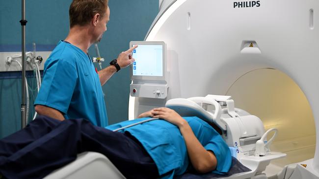 Diagnostics such as MRI can be assessed from a location a considerable distance from the machine. Picture: AAP