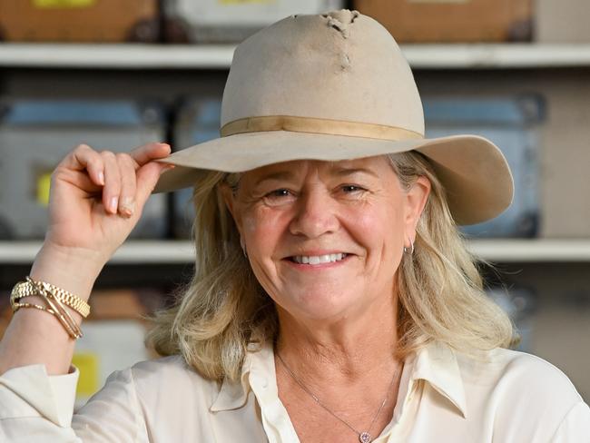 WARNING. WEEKEND TELEGRAPHS SPECIAL.  MUST TALK WITH PIC ED JEFF DARMANIN BEFORE PUBLISHING.     Akubra  Nicola Forrest at the Akubra factory in Kempsey  CREDIT Jeremy Piper