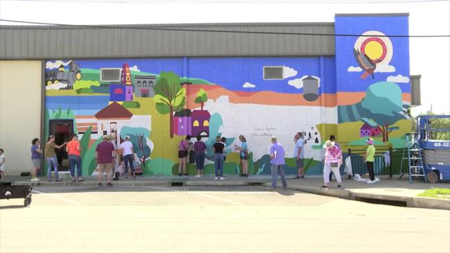 Williamson County paints mural for its 175th anniversary