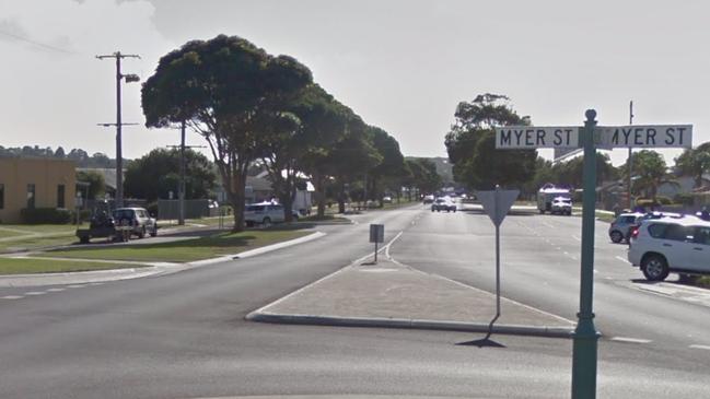 An 83-year-old grandmother was killed in Myer St in Lakes Entrance on Saturday.