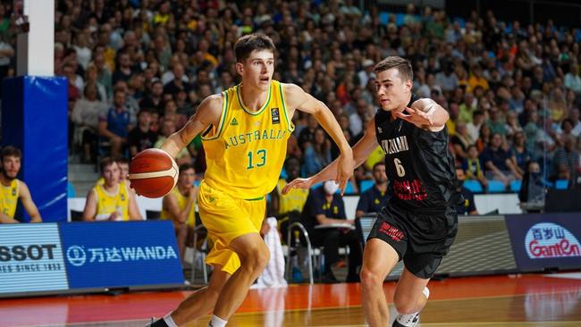 Alex Toohey has represented Australia at under-20 level – and has been secured by the Sydney Kings under the Next Star program. Picture: FIBA