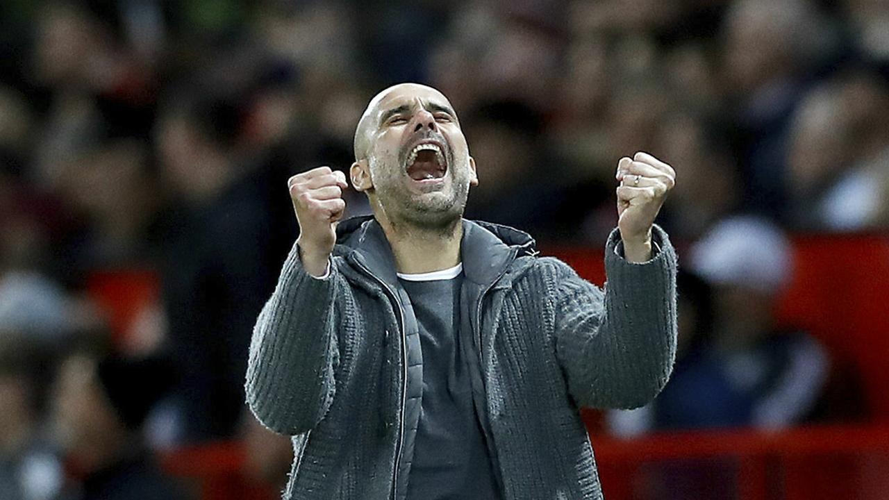 Pep Guardiola has reminded his players to stay calm after their derby win.