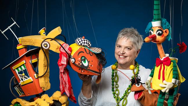 Mr Squiggle and Rocket will be on show at the National Museum from 29 April to 16 May 2024. A larger exhibition featuring more of Mr Squiggle’s friends is in development. Picture: National Museum of Australia.