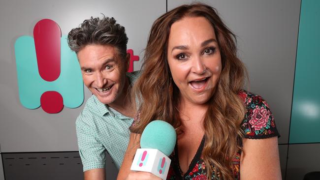 Dave Hughes and Kate Langbroek host the national Drive show on the HIT Network. Picture: Alex Coppel