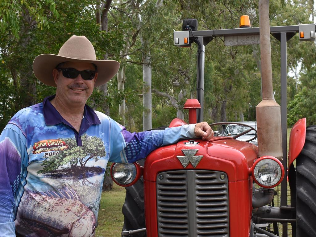 John Bennett with his Massey Ferguson tractor at St Helens Australia Day Celebration, January 26, 2022. Picture: Madeleine Graham