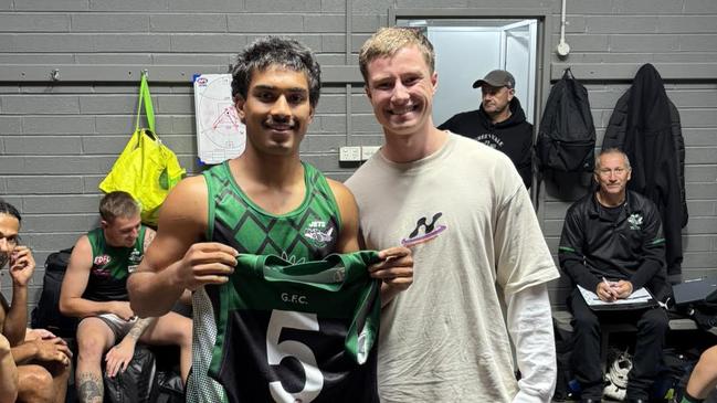Reuben Rode made his debut on Saturday.