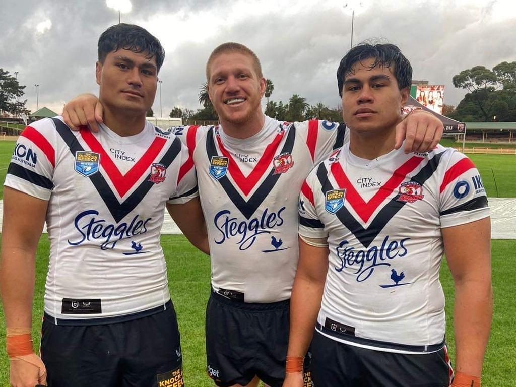 De La Salle (left), 18, NSW Cup skipper Dylan Napa, and 20-year-old Xavier.