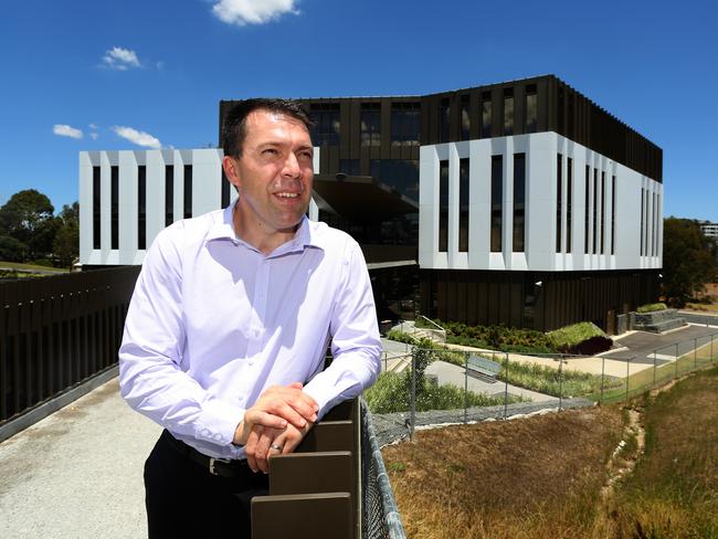 Campbelltown Mayor George Brticevic at Western Sydney University’s Macarthur Clinical School. Picture: Angelo Velardo