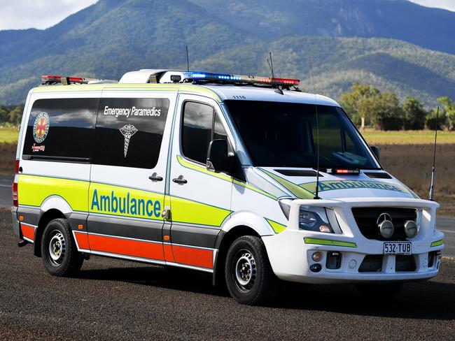 A family of three has been split between two Queensland hospitals after emergency services responded to a caravan rollover just south of Cairns. File photo. Picture: Alix Sweeney