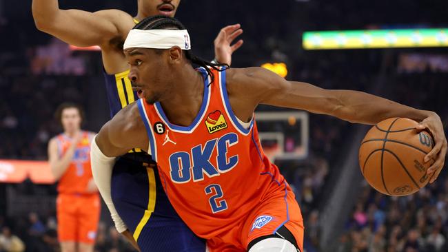 Shai Gilgeous-Alexander of the Oklahoma City Thunder. Picture: Ezra Shaw/Getty Images