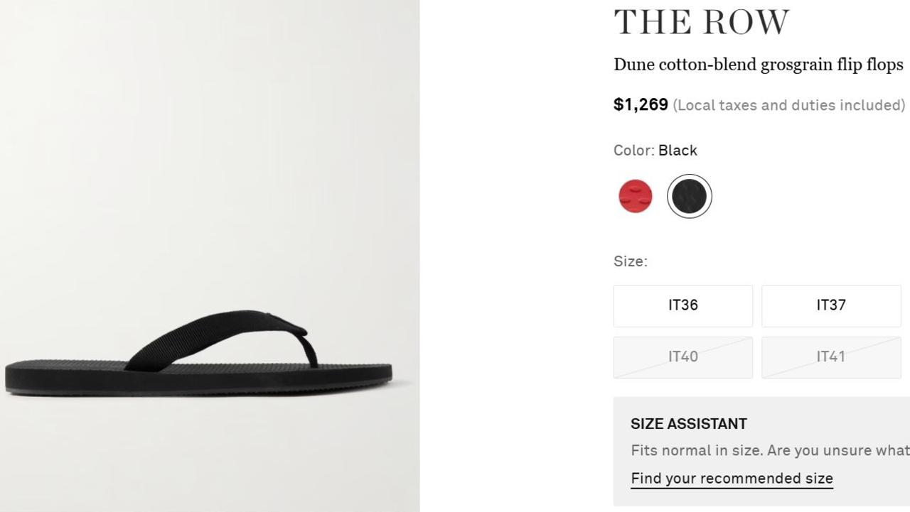 They are even 'low in stock'. Picture: Net-a-porter
