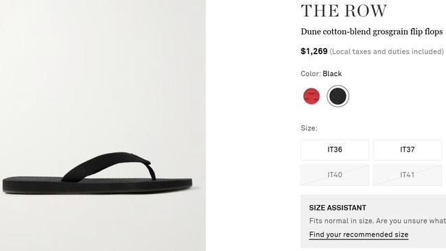 They are even 'low in stock'. Picture: Net-a-porter