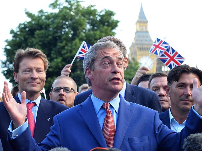 UKIP Leader Nigel Farage said the 23 of June should be known as ‘Independence day’ Picture: AFP PHOTO / GLYN KIRK