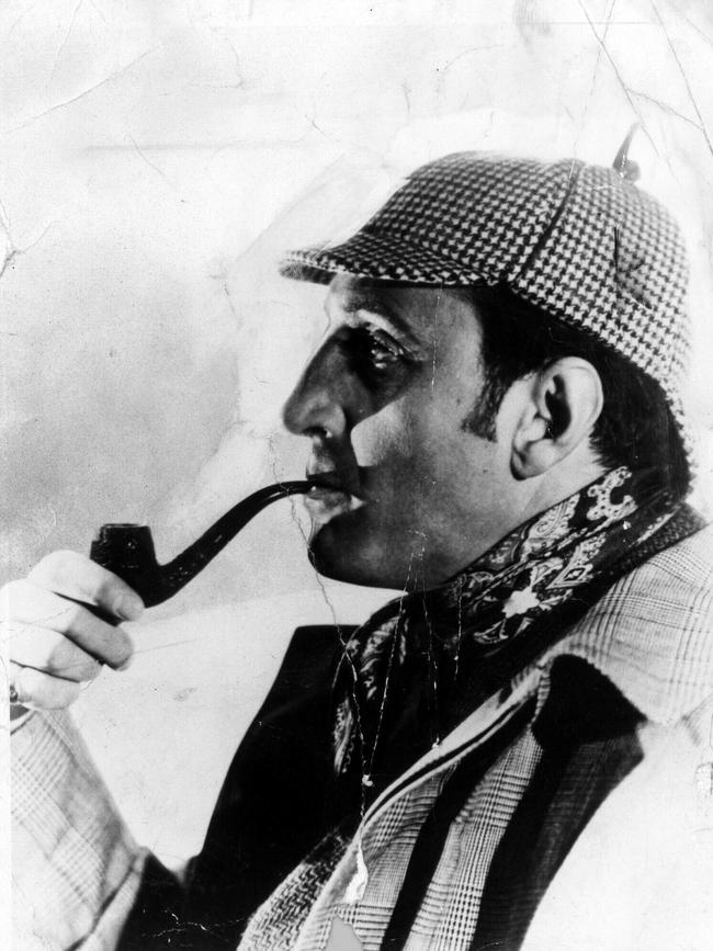 Actor Basil Rathbone as the genius fictional detective Sherlock Holmes. For AI, deduction is elementary.