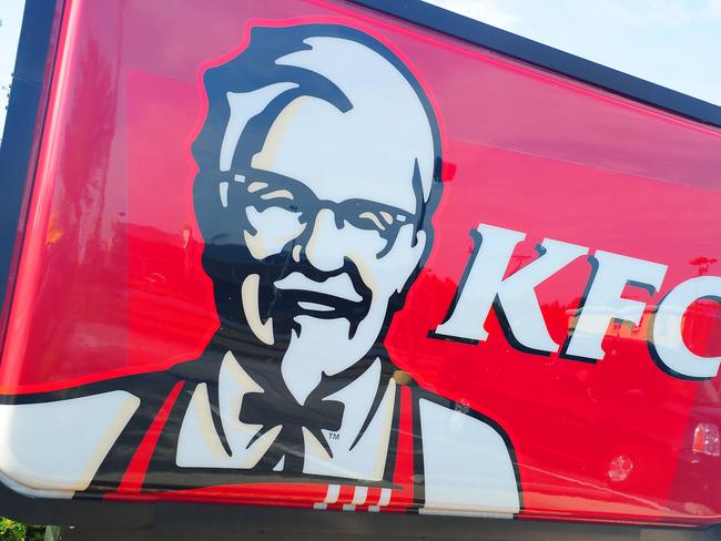 (FILES) In this file photo taken on September 10, 2016 a Kentucky Fried Chicken restaurant is seen in Gettysburg, Pennsylvania. - KFC will test vegetarian, plant-based chicken for one day in one restaurant in the US state of Georgia, the American fast food giant said on August 26, 2019. Complimentary samples of the new product, which was developed in partnership with Beyond Meat and is dubbed "Beyond Fried Chicken," will be available at the KFC in Smyrna, Georgia on Tuesday, and customers can also buy nuggets and boneless wings made from the non-meat. (Photo by Karen BLEIER / AFP)