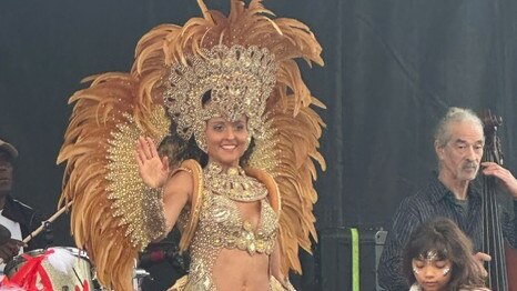 The Childers Festival showgirls.