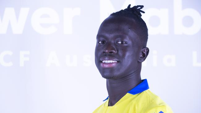 SA Young Australian of the Year Awer Mabil. Picture: NCA NewsWire/Emma Brasier