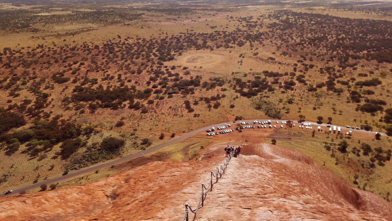 The climb is very steep. Picture: Marc Hendrickx