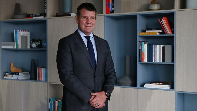 Former NSW premier Mike Baird said ‘never say never’ to a return to politics. Picture: Jane Dempster