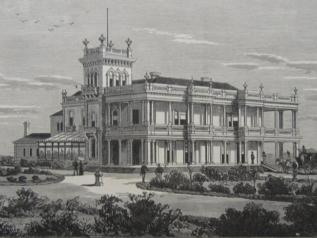 The 1870s mansion Kamesburgh in Brighton