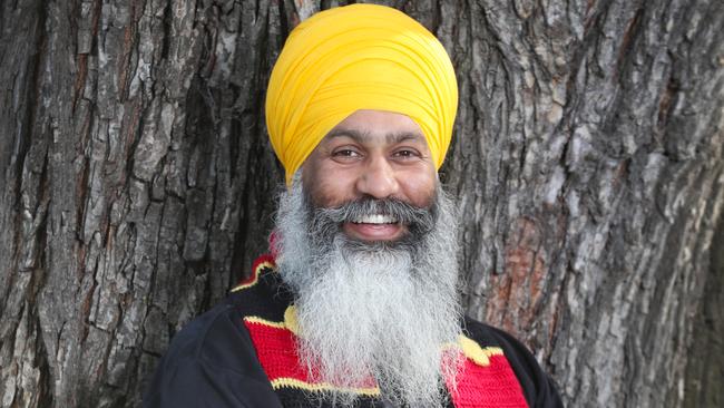 Australian of The Year Local Hero Amar Singh is travelling around the country promoting the Yes vote. Picture: David Crosling