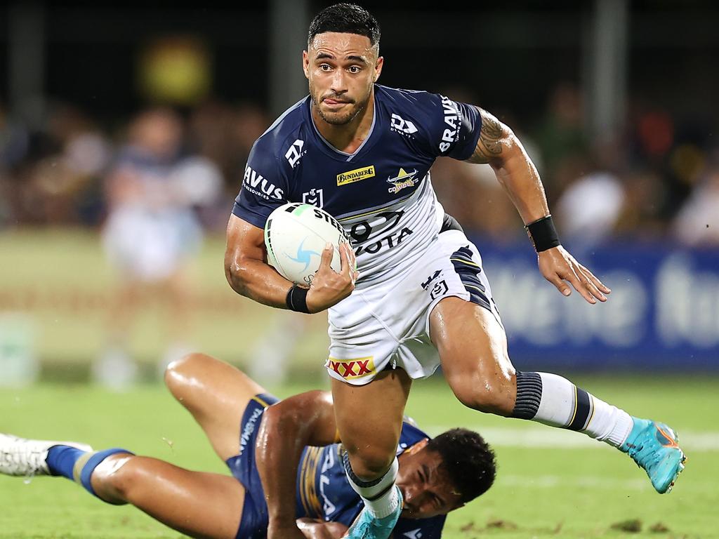 NRL 2022  North Queensland Cowboys centre Valentine Holmes might