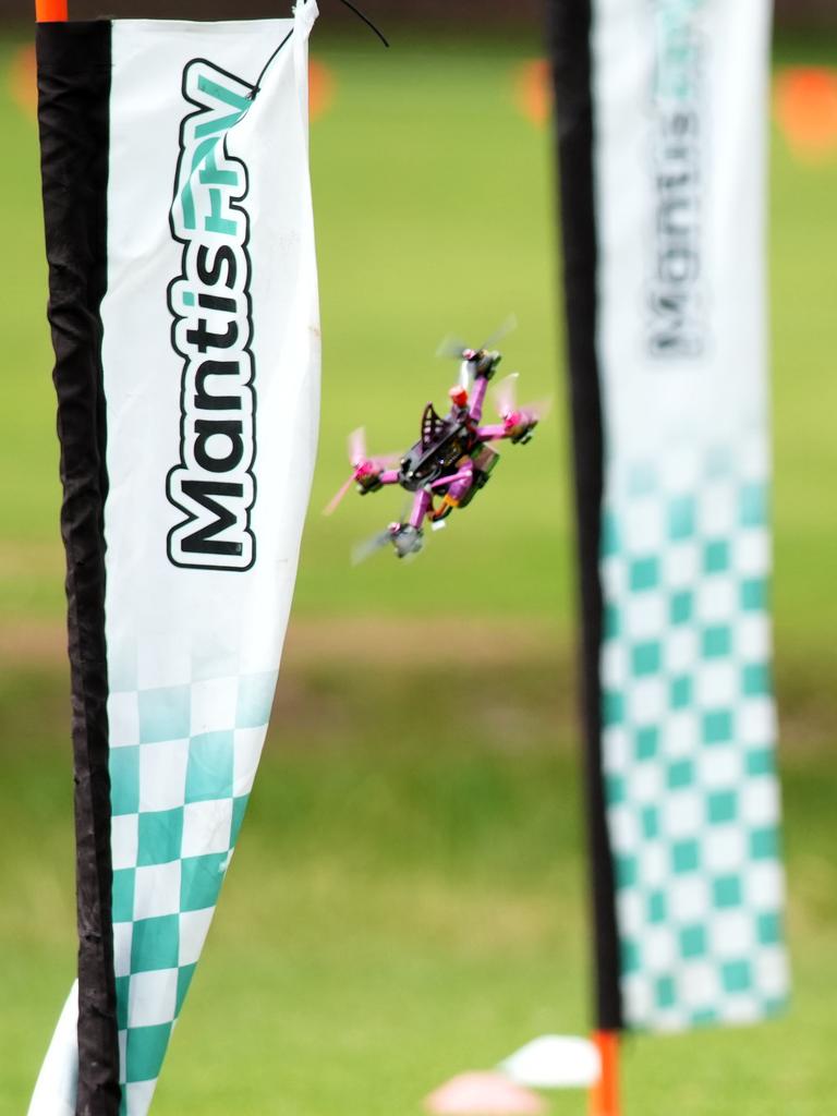 Drone racing is a test of technical skill. Picture: Dean Martin