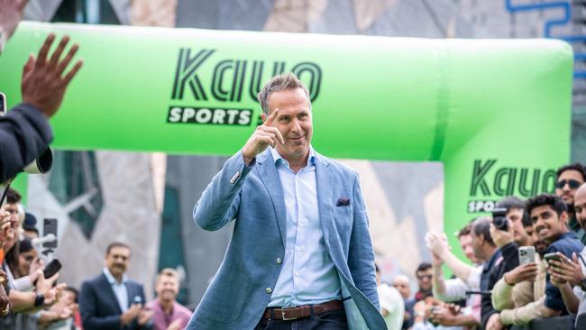 Former England cricket captain Michael Vaughan is a Dabble shareholder. Picture: Jake Nowakowski