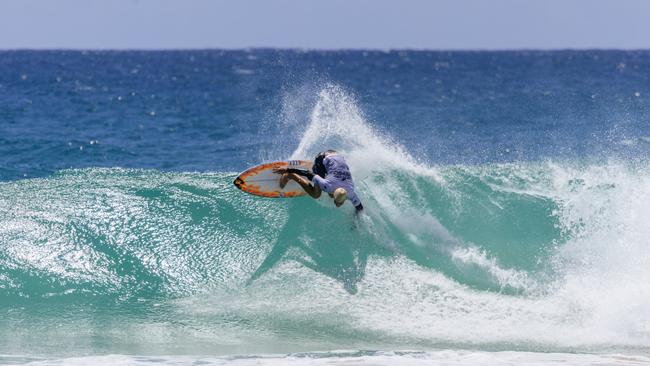 Harley Walters laid out some eye-catching surfing over the course of the weekend. (Photo by Cait Miers/World Surf League)