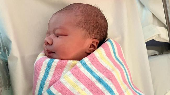 Baby daughter Halo has added to a big week for Panthers star Jarome Luai. Picture: Instagram