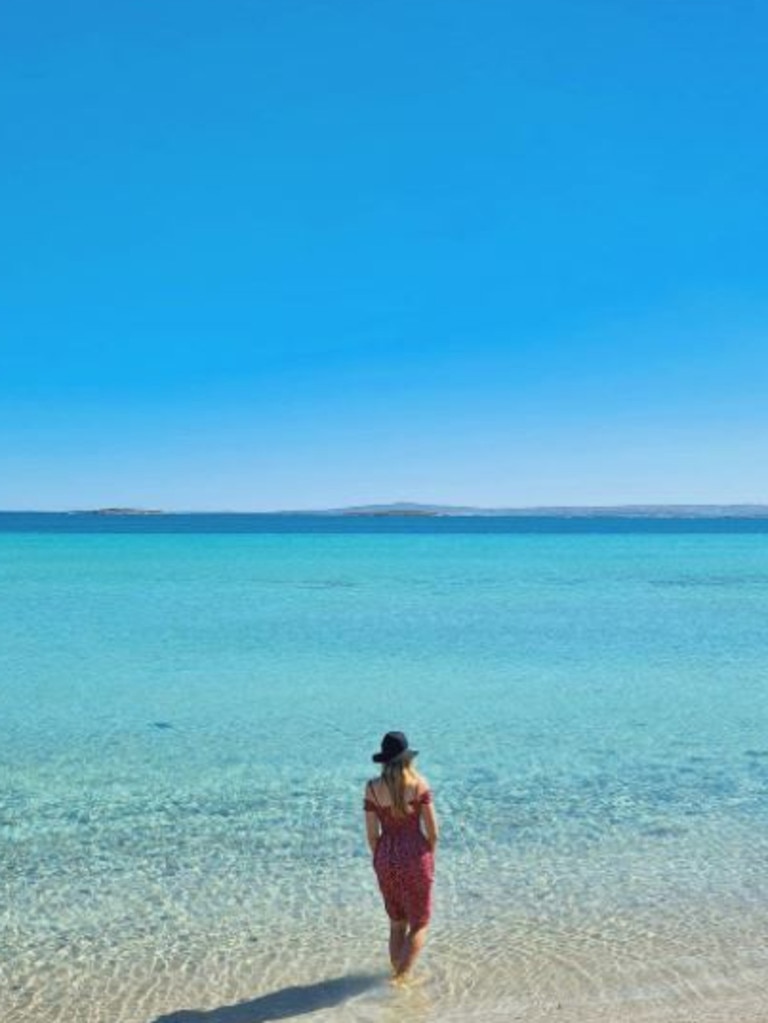 The crystal clear water at Engine Point.