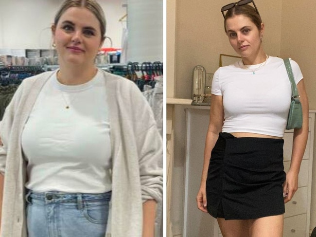 Jodie has lost an incredible 21kg. Picture: Supplied