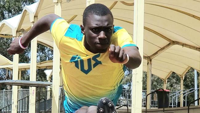 Schoolboy sprint talent Rashid Kabba. Pic: Supplied