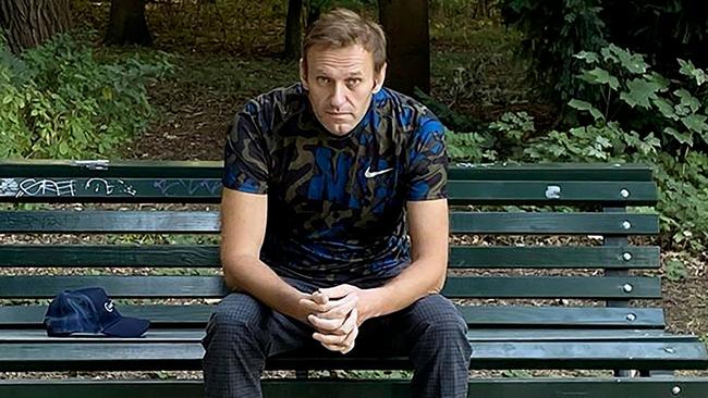 Russian opposition leader Alexei Navalny pictured in berlin in September. Picture: AFP