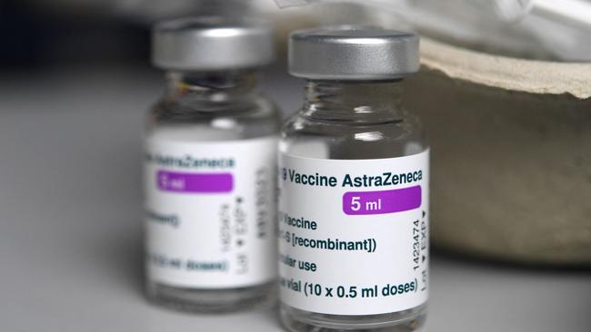 The AstraZeneca vaccine. Picture: AFP