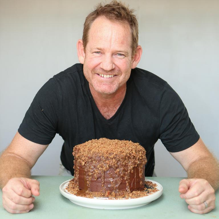 Winner of the celebrity cake competition Stu Totham. Picture GLENN CAMPBELL