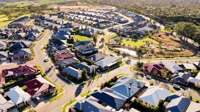 The Springwood housing development in Gawler East. Supplied by Wel.Co