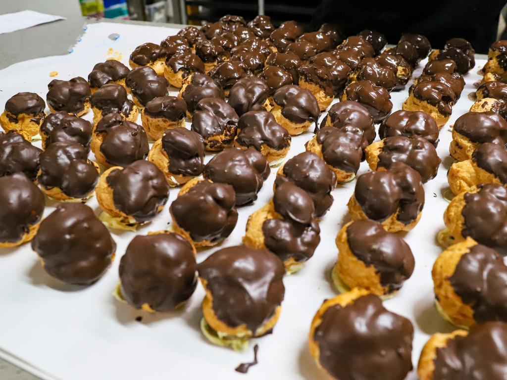 Pasticceria Caruso’s profiteroles. Picture: Jenifer Jagielski