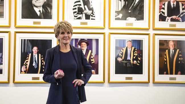 Julie Bishop is now the Australian National University (ANU) Chancellor.