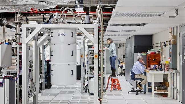 A new quantum hub would help develop new technology and facilites, as Australia seeks to establish computing labs like this one operated by IBM. Picture: Supplied