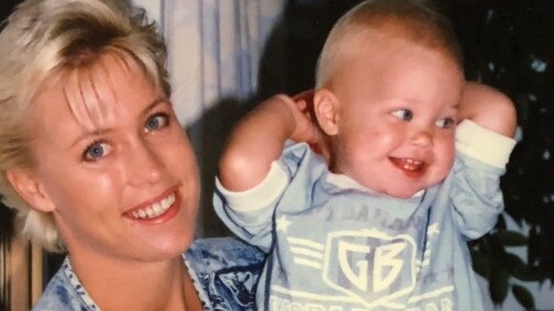 Happier days ... Lisa Curry posted this photo of herself with a young Jaimi on Instagram, on the first anniversary of her daughter’s passing. Picture: Lisa Curry/Instagram