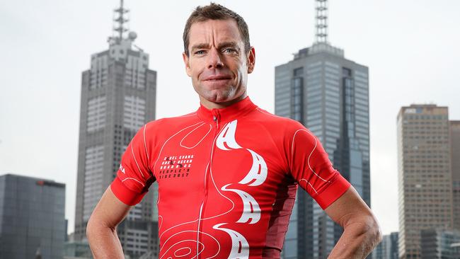 Cadel Evans ... reflecting on a magnificent career in his new book. Picture: Mark Stewart