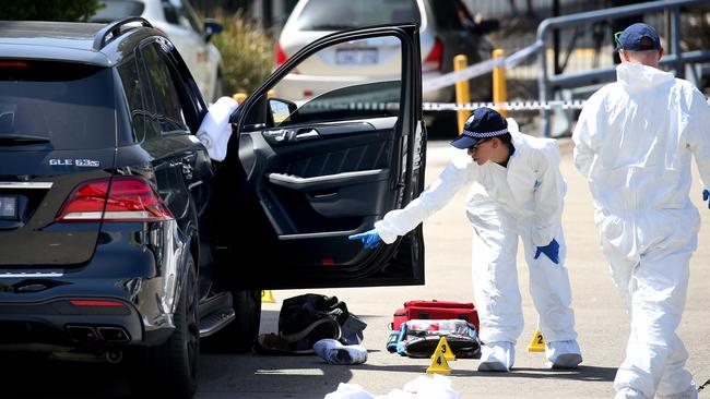 Former bikie boss Mahmoud 'Mick' Hawi was shot in the car park of a Fitness First gym in Rockdale. Picture: Toby Zerna