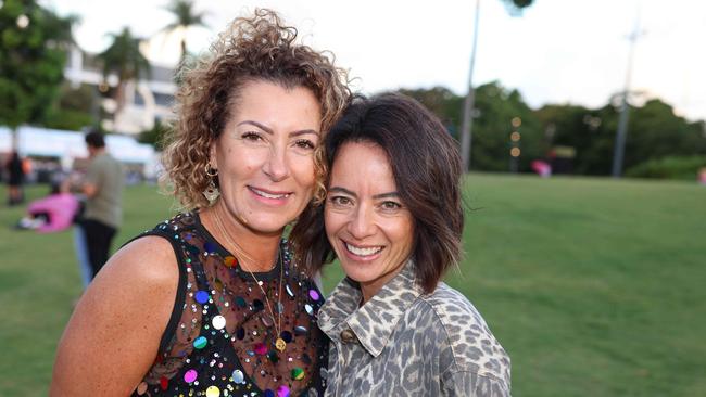 Chrissy Quig and Tash Santos at the Ministry of Sound Classical 2025 at HOTA for Gold Coast at Large. Picture, Portia Large.