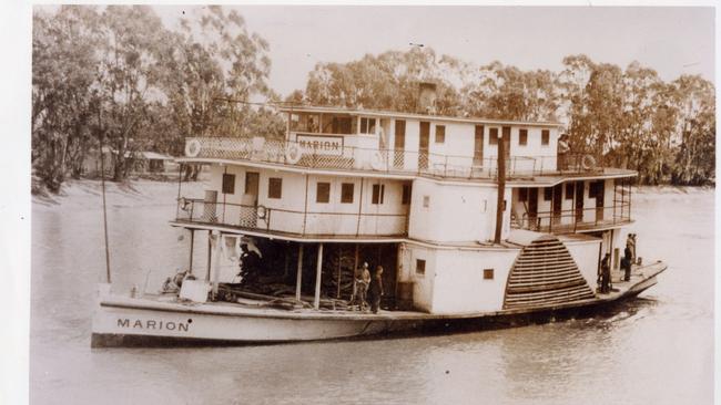 The PS Marion on the river, circa early 1920s.