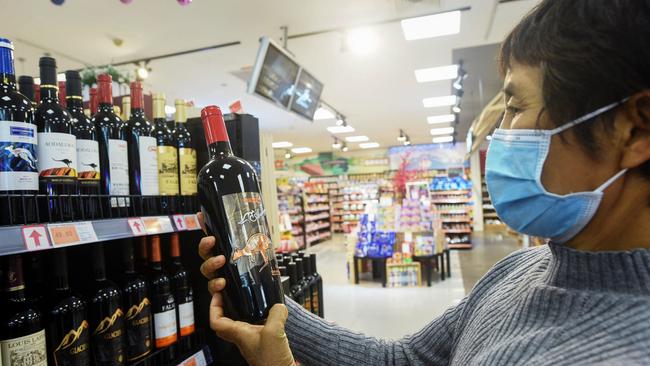 Tariffs have hammered Australian wine exports to China. Picture: AFP