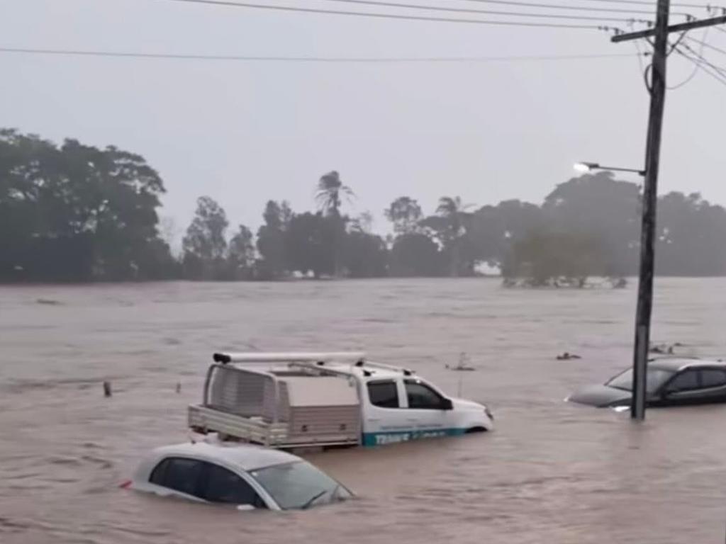 Residents have been told to not drive through flood waters. Picture: Facebook