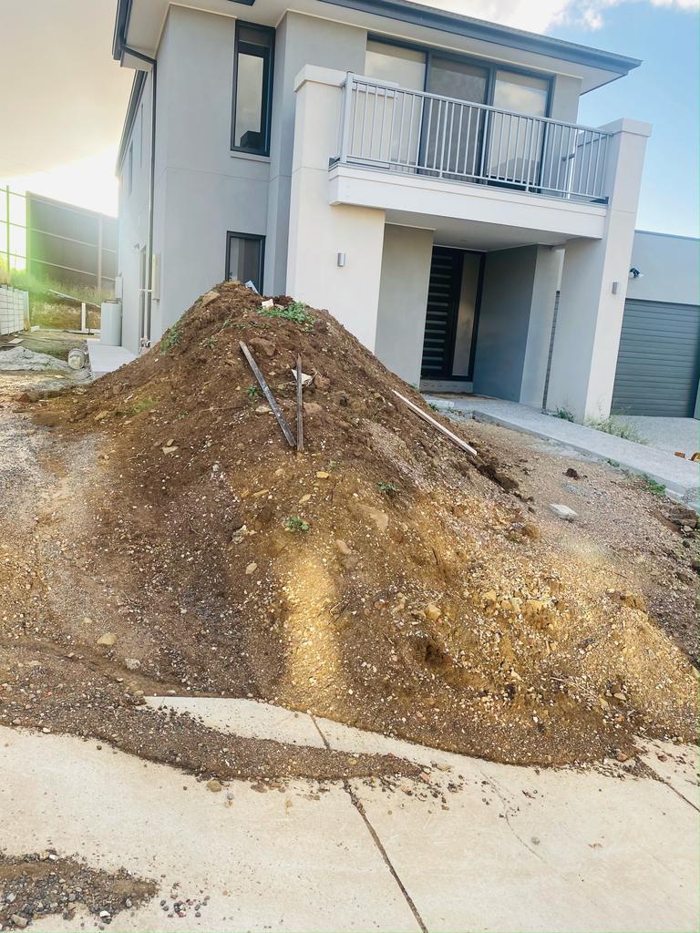 Mr Singh and Mr Sharma both say Mr Petrovic didn’t dispose of soil correctly at their Highton properties, resulting in neighbour’s complaining.