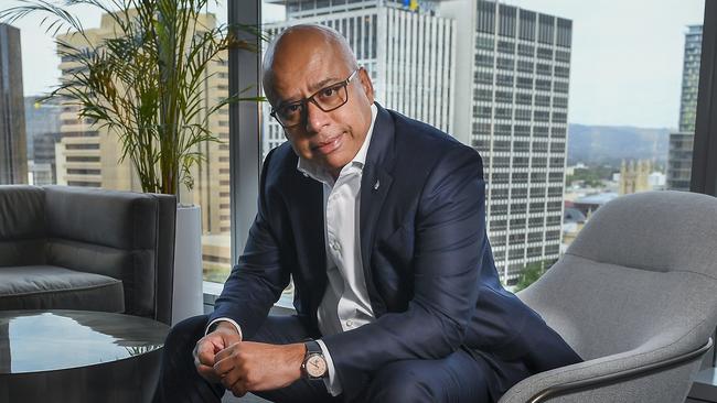 Sanjeev Gupta in his Adelaide office on October 22, 2024. Picture Mark Brake