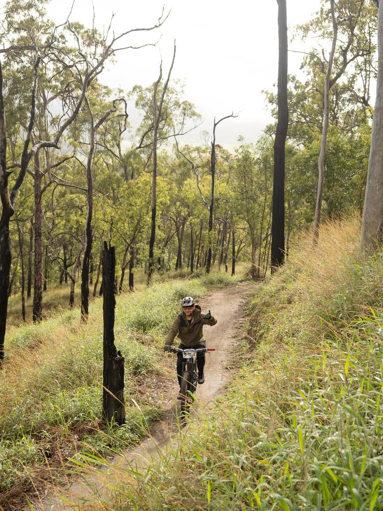 Mountain bike riders from across Australia descended on the Pioneer Valley at the weekend for the inaugural Rocky Trail Entertainment Fox Superflow at Finch Hatton in July, 2024. Picture: Rocky Trail Entertainment